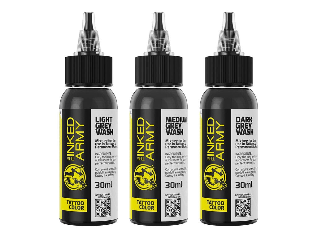 The Inked Army - Greywash Set (30 ml / 1 oz)