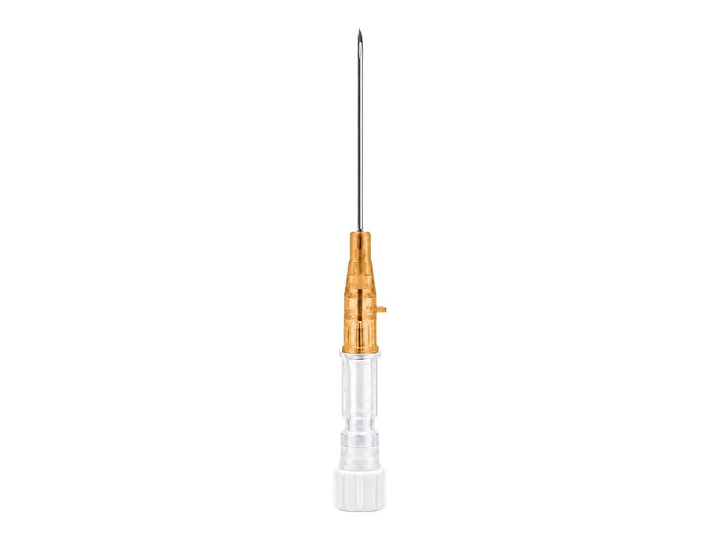 Yamataki - Cut Throat - Disposable Piercing Needles - 14G - Orange (Single Needle)