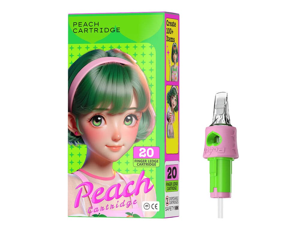 Peach - Cartridges - Magnums - Box of 20 (07 Magnum - 0.35 mm - Long Taper)