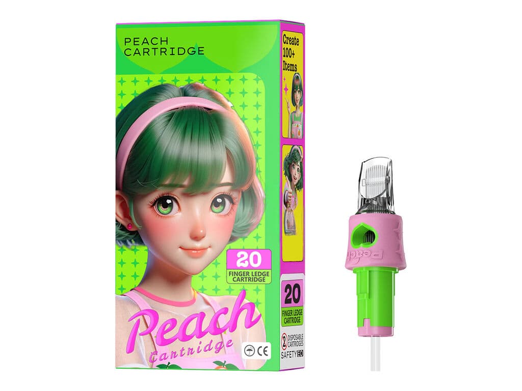Peach - Cartridges - Soft Edge Magnums - Box of 20 (07 Soft Edge Magnum - 0.30 mm - Long Taper)