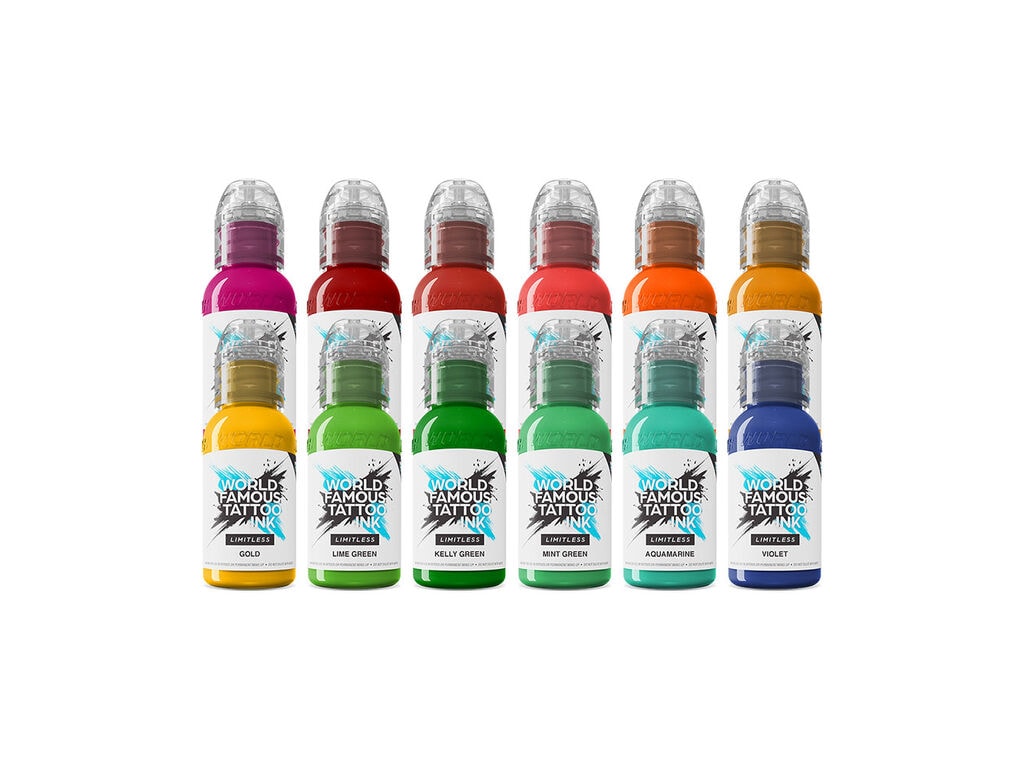 World Famous Limitless - Dragon Colour Set - 12 x 30 ml / 1 oz