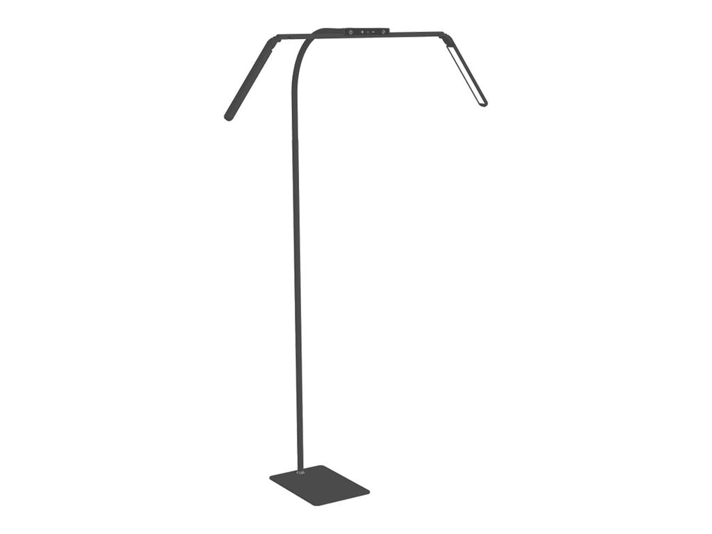 Light4Vision - Tri-Lux Pro - Floor / Desk Lamp - Black