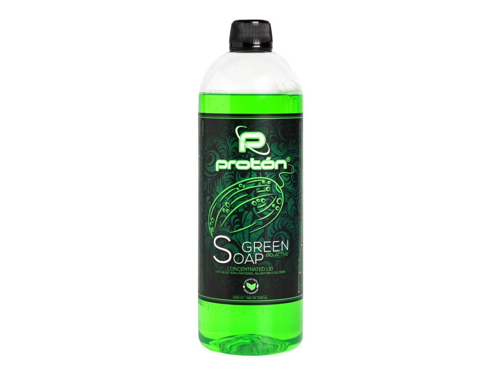 Proton - Jabón limpiador concentrado - Verde - 1000 ml / 34 oz