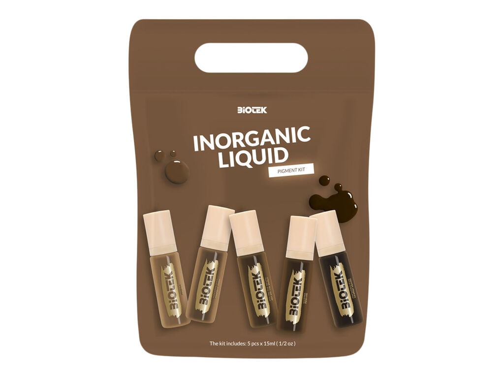Biotek - Inorganic Liquid Brows Set - 5 x 15 ml / 0.5 oz