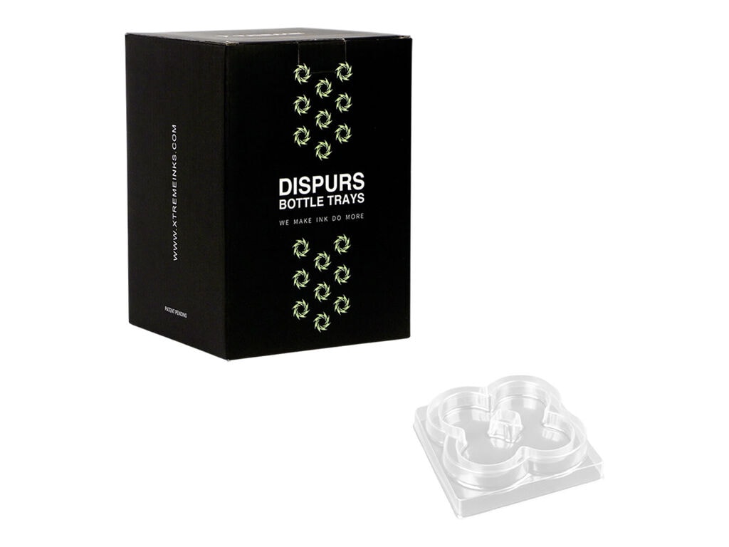 Xtreme Ink - Dispurs - Plateaux Jetables Bouteilles d'Encre - Boîte de 100