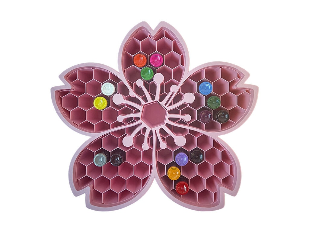 TattRak - Cherry Blossom - Farbflaschenhalter - Set - Sakura