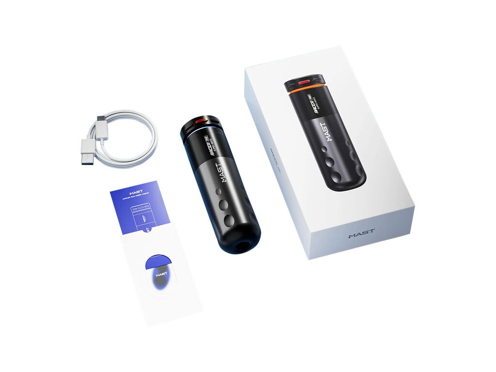 Dragonhawk - Mast Racer Pro - Wireless Tattoo Machine - Black