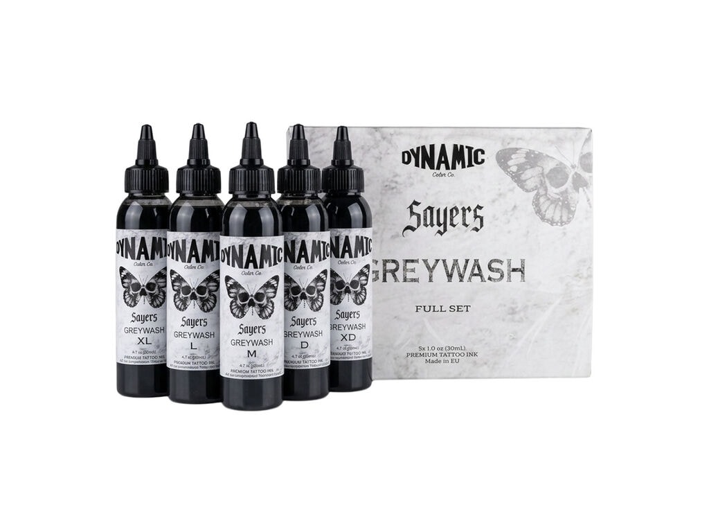 Dynamic - Luke Sayers - Greywash Set - 5 x 120 ml / 4 oz
