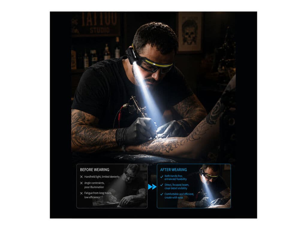 Dual-Light LED Glasses - Rechargeable