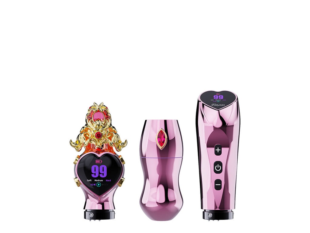 Faviamo - Elva - Wireless Tattoo Machine - Combo Pack - Pink