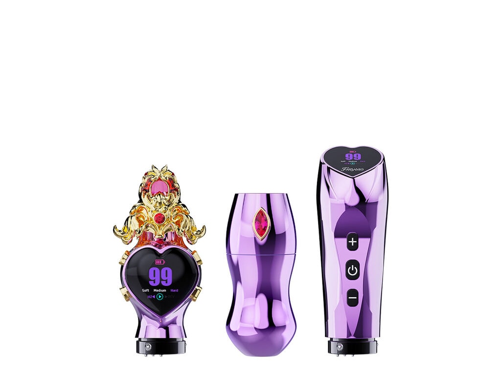 Faviamo - Elva - Wireless Tattoo Machine - Combo Pack - Purple