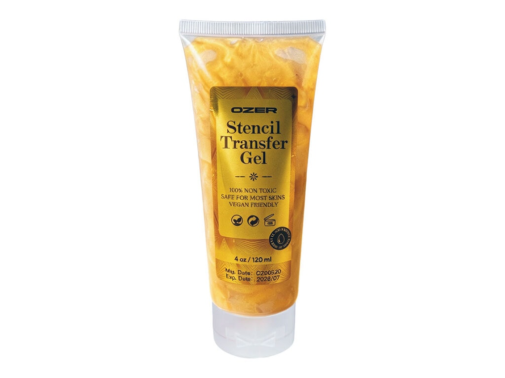 Ozer - Gold - Stencil Application Gel - 120 ml / 4 oz
