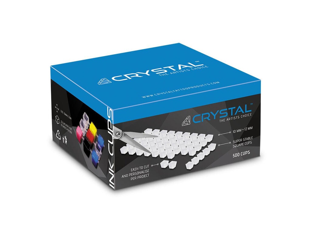 Crystal - Inkt Cup Vellen - Transparant - 500 Cups