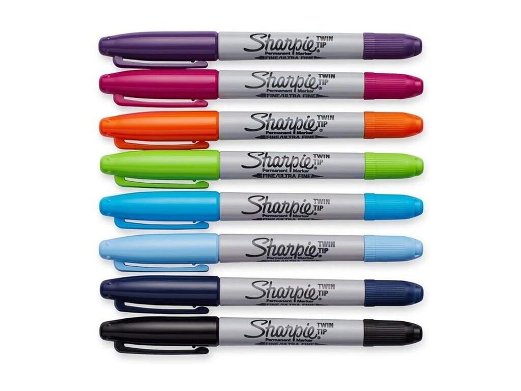 Sharpie - Juego de puntas dobles finas y ultrafinas - Paquete de 8