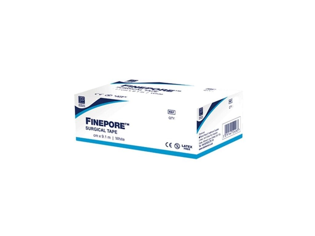 Finepore - Chirurgisches Klebeband - 2,5 cm x 9,1 meter - 12er Box