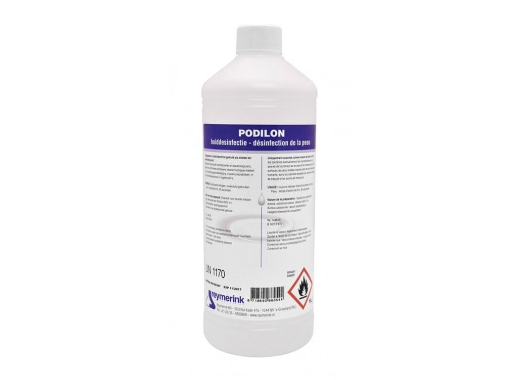 Reymerink - Podilon - Alcool à 80% - 1000 ml / 34 oz