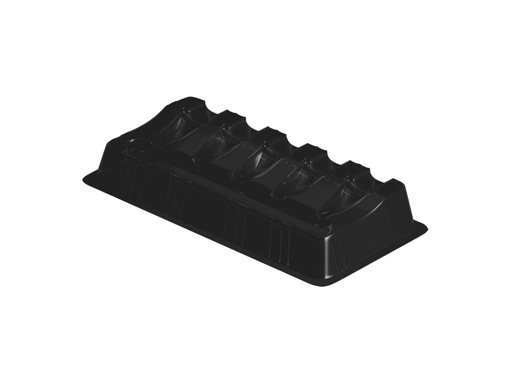 Crystal - Bandejas para cartuchos - Negras - Caja de 50