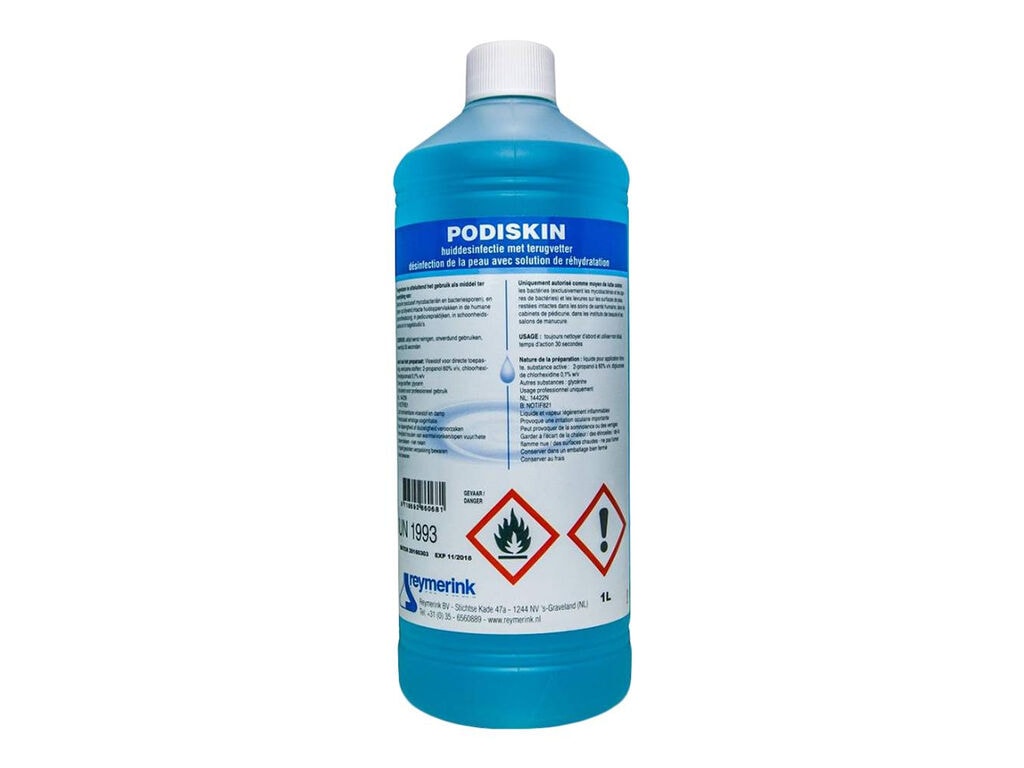 Reymerink - Podiskin - Desinfectante para la piel - 1000 ml / 34 oz