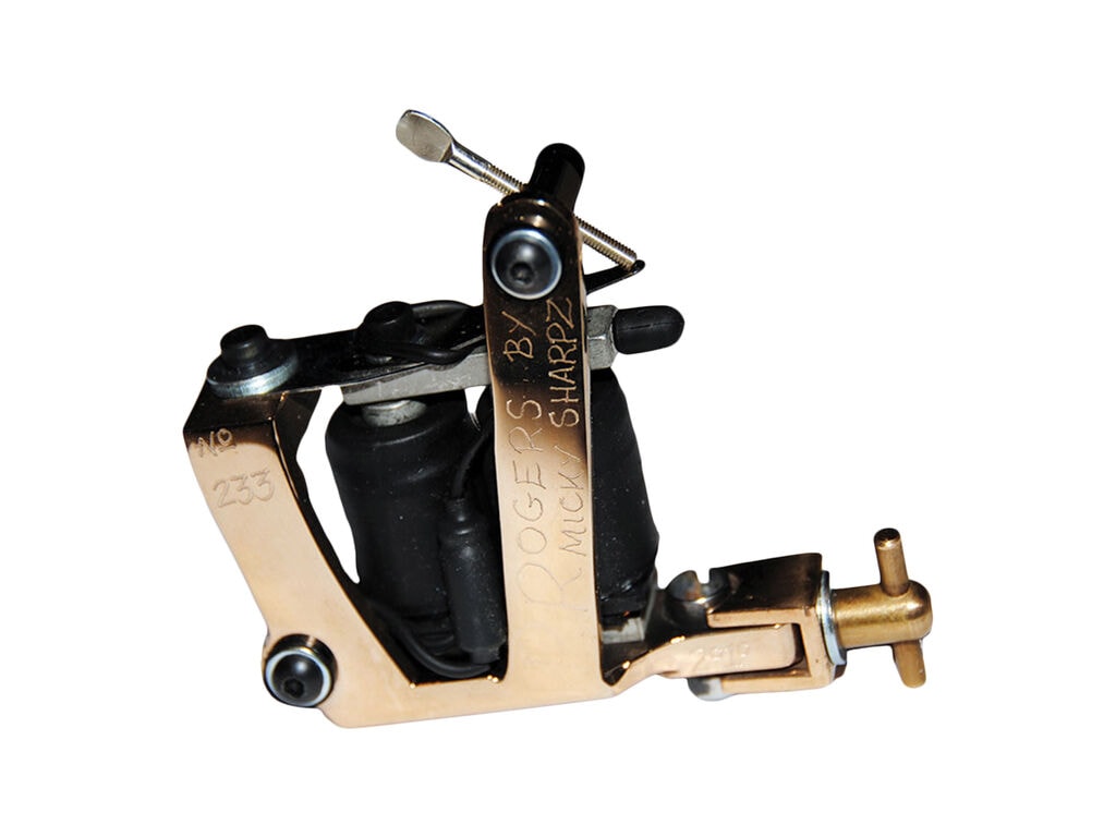 Micky Sharpz - Bronze Tribute - Tattoo Machine - Shader