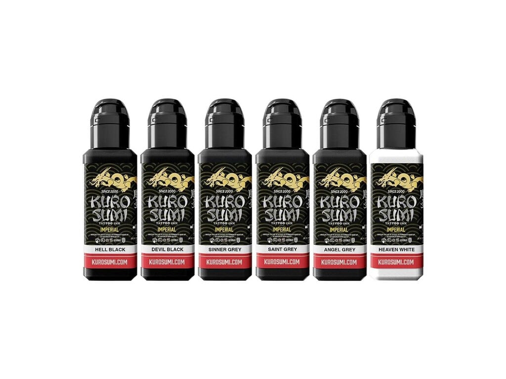 Kuro Sumi Imperial - Zhang Po - Greywash Set - 6 x 44 ml / 1,5 oz