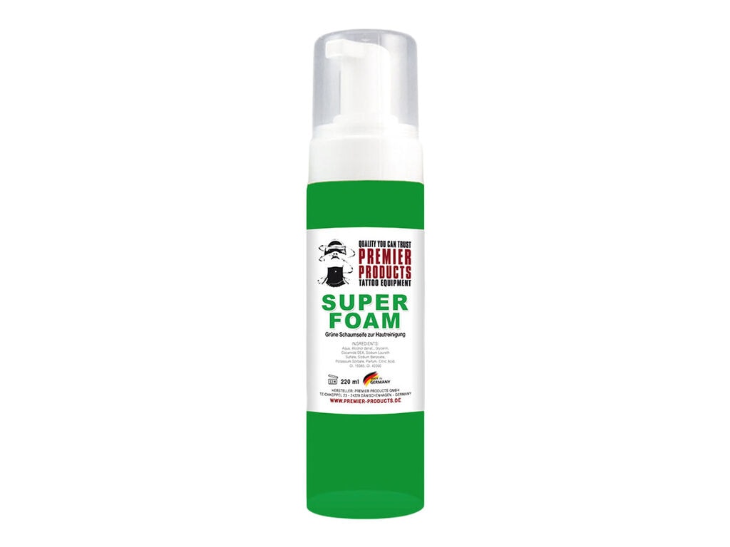 Premier Products - Super Foam - Cleansing Foam - Green - 220 ml / 7.5 oz
