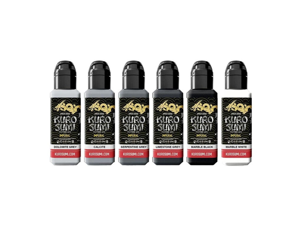 Kuro Sumi Imperial - Marble Stone Set - 6 x 44 ml / 1.5 oz