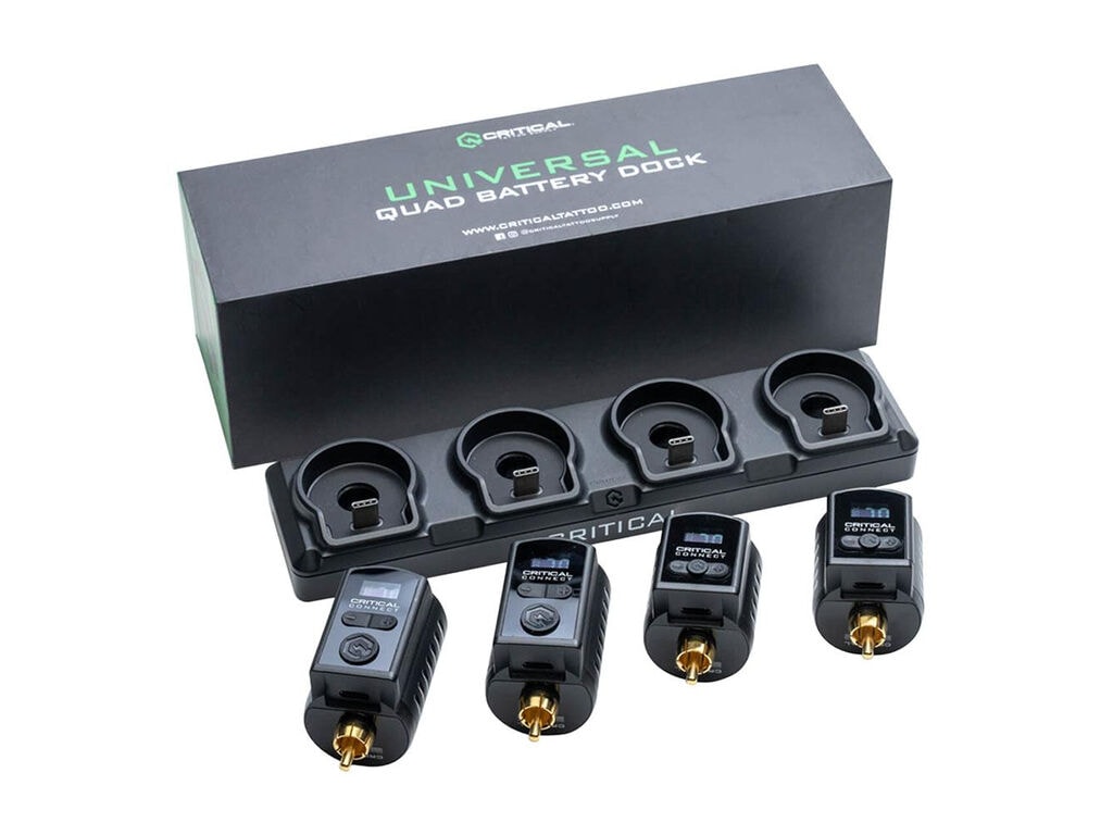 Critical - Base de carga para 4 baterías