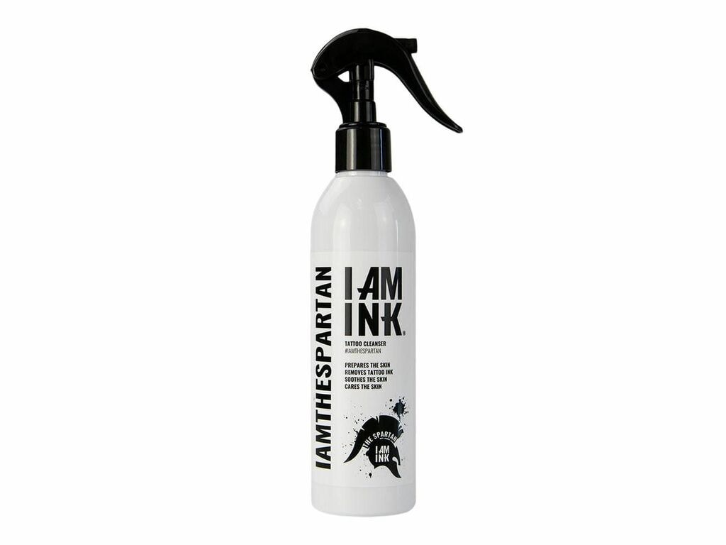 I AM INK - The Spartan - Tattoo-Reiniger - Gebrauchsfertig - 250 ml / 8,5 oz