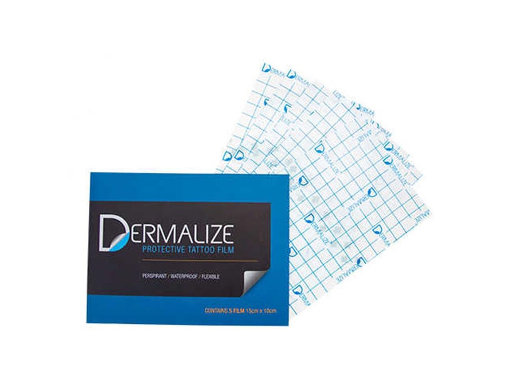 Dermalize - Película protectora para tatuajes - Precortada - Paquete de 5