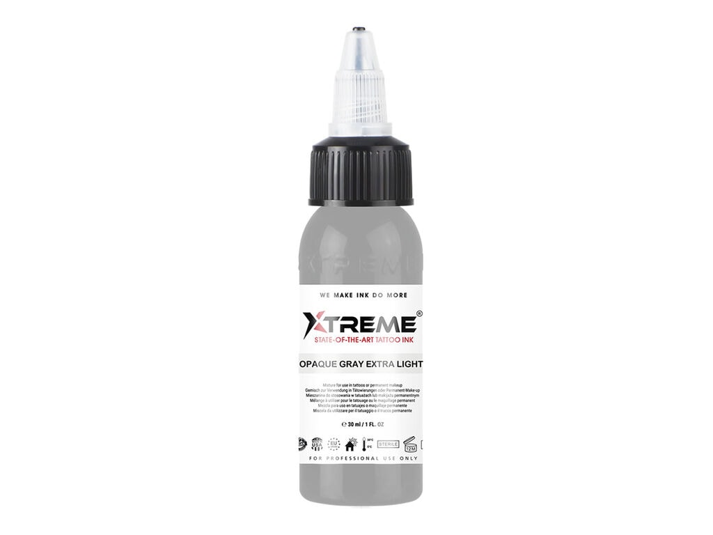 Xtreme Ink - Opaque Grey - Extra Light - 30 ml / 1 oz