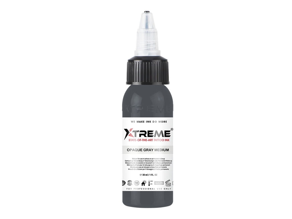 Xtreme Ink - Opaque Grey - Medium - 30 ml / 1 oz