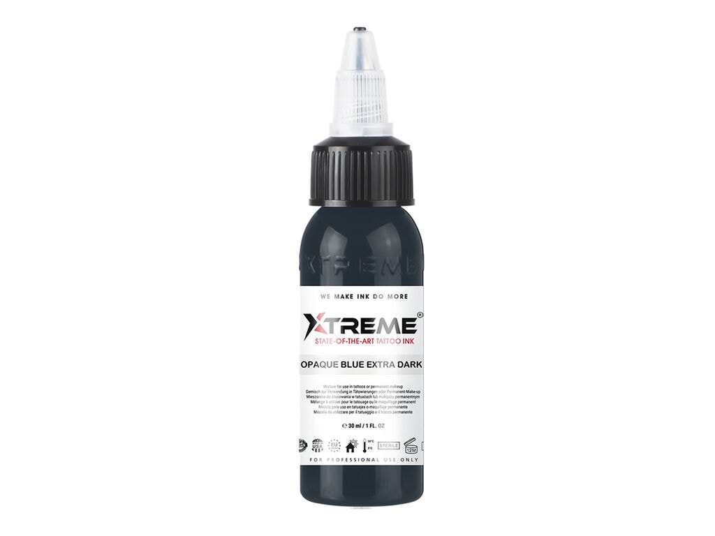 Xtreme Ink - Opaque Blue - Extra Dark - 30 ml / 1 oz