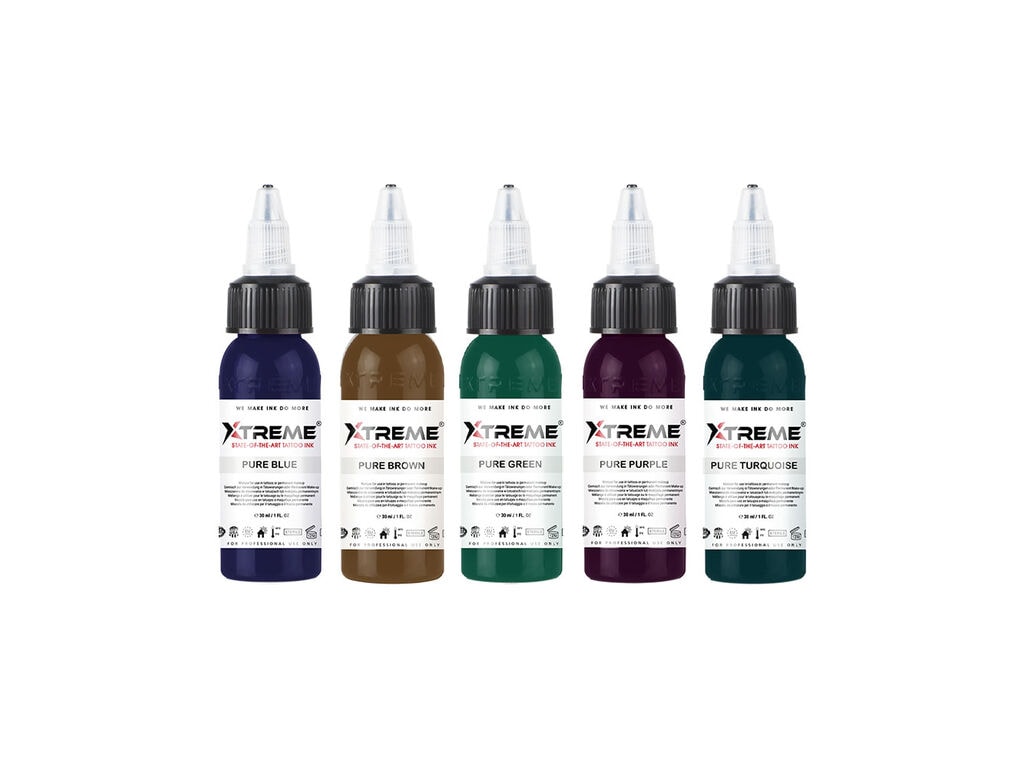 Xtreme Ink - Pure Colour Set - 5 x 30 ml / 1 oz