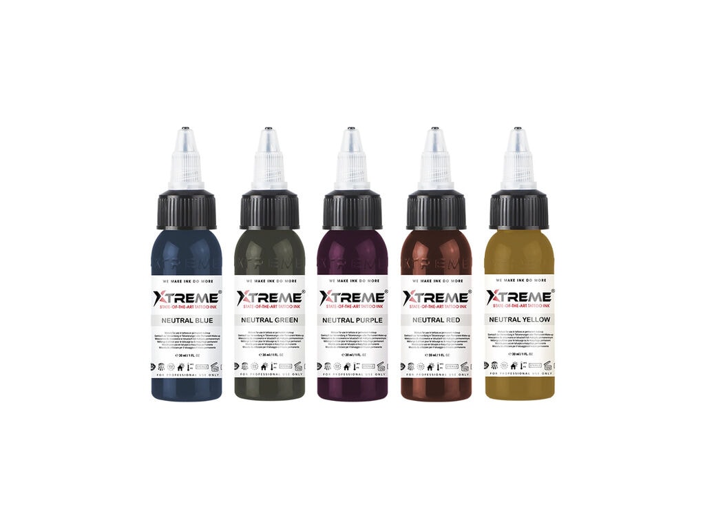 Xtreme Ink - Neutral Colour Set - 5 x 30 ml / 1 oz