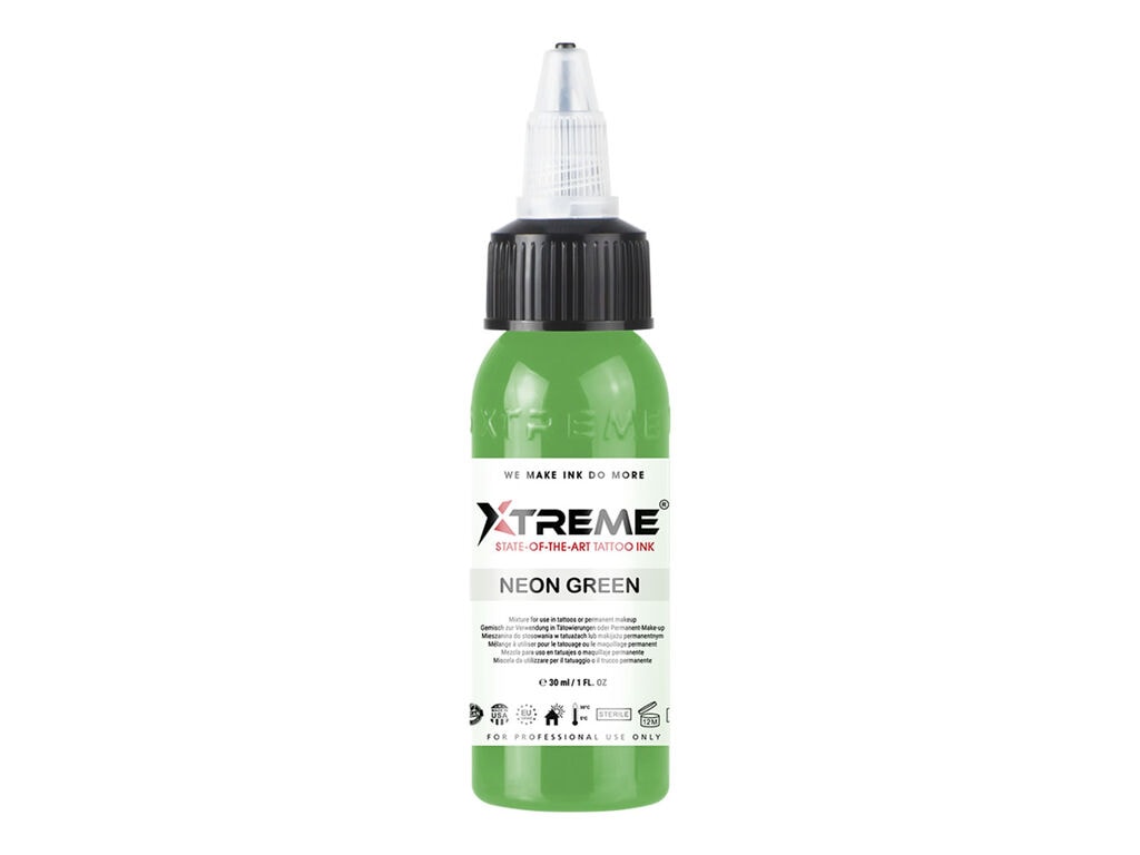 Xtreme Ink - Neon - Green - 30 ml / 1 oz