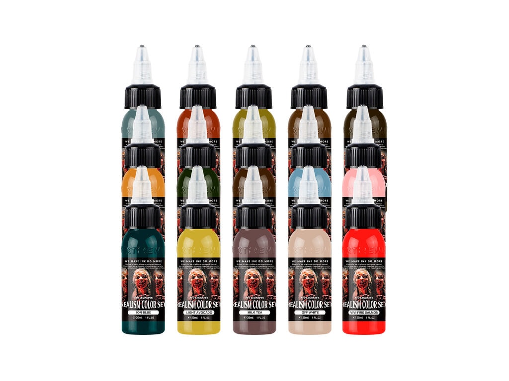 Xtreme Ink - Ato Legaspi's Realism Colour Set - 15 x 30 ml / 1 oz