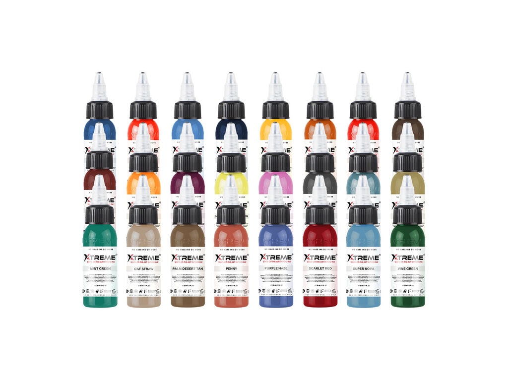 Xtreme Ink - 24 Colour Set - 24 x 30 ml / 1 oz