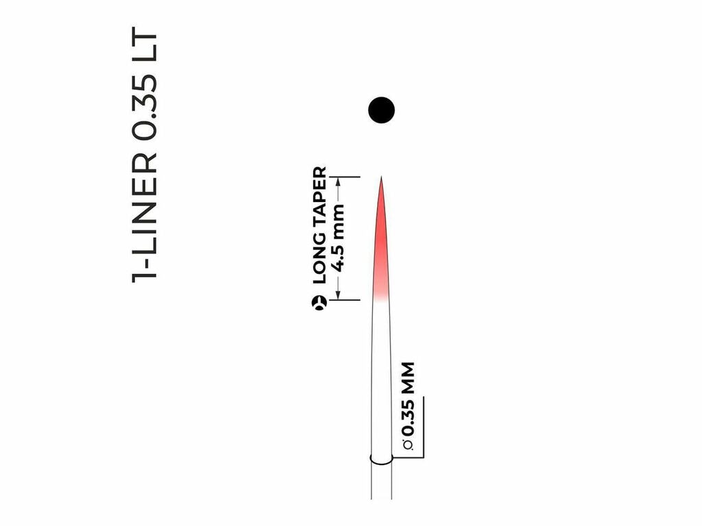 Artyst - H2 Cartridges - 01 Liner 0.35 mm Long Taper - 20