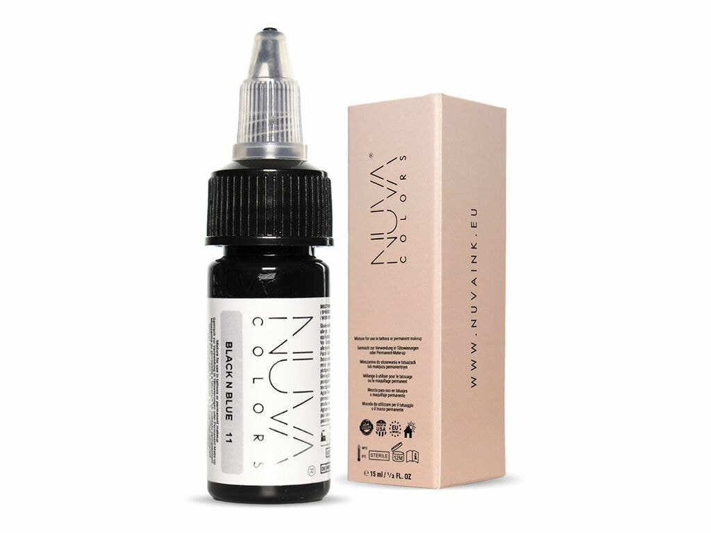 Nuva Colors - Eyeliner - 11 Black N Blue - 15 ml / 0.5 oz