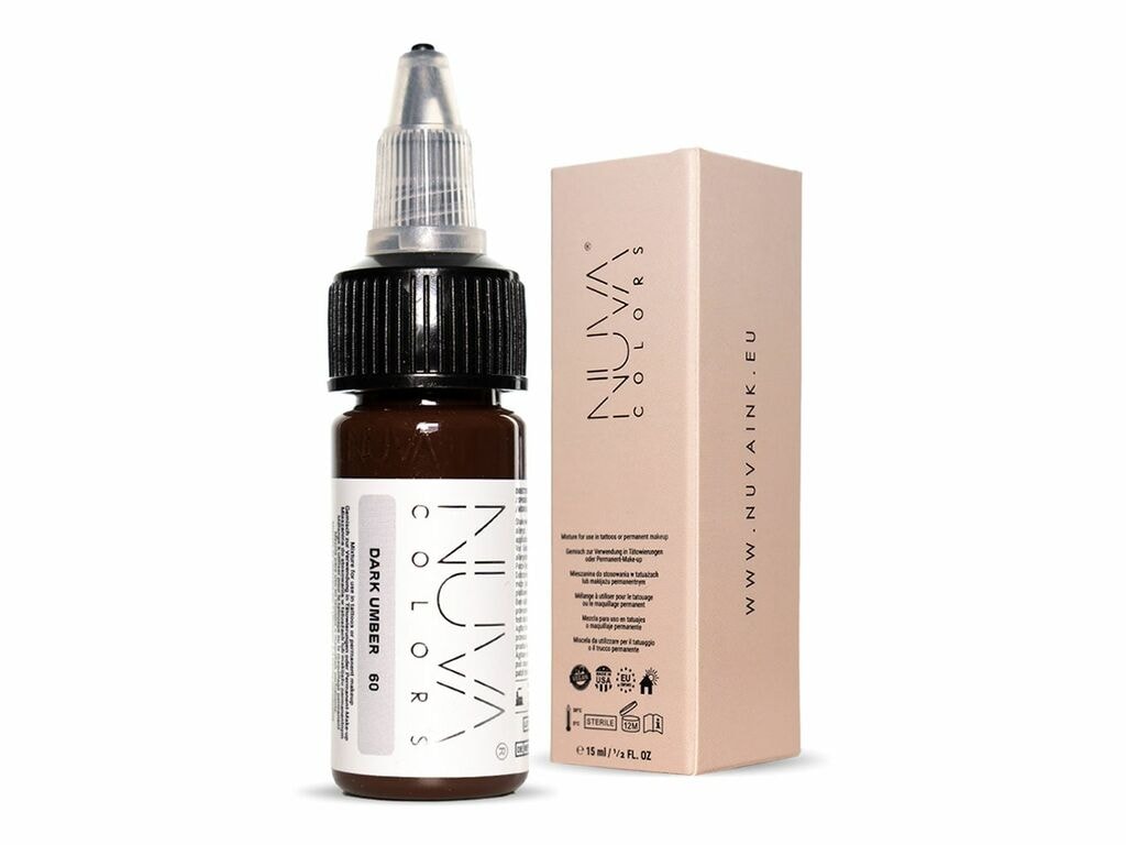 Nuva Colors - Eyebrow - 60 Dark Umber - 15 ml / 0,5 oz