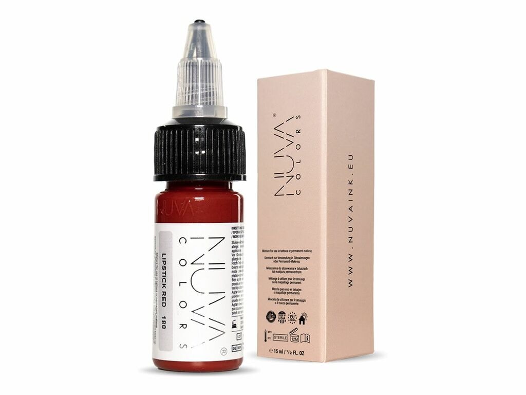 Nuva Colors - Lip - 180 Lipstick Red - 15 ml / 0,5 oz