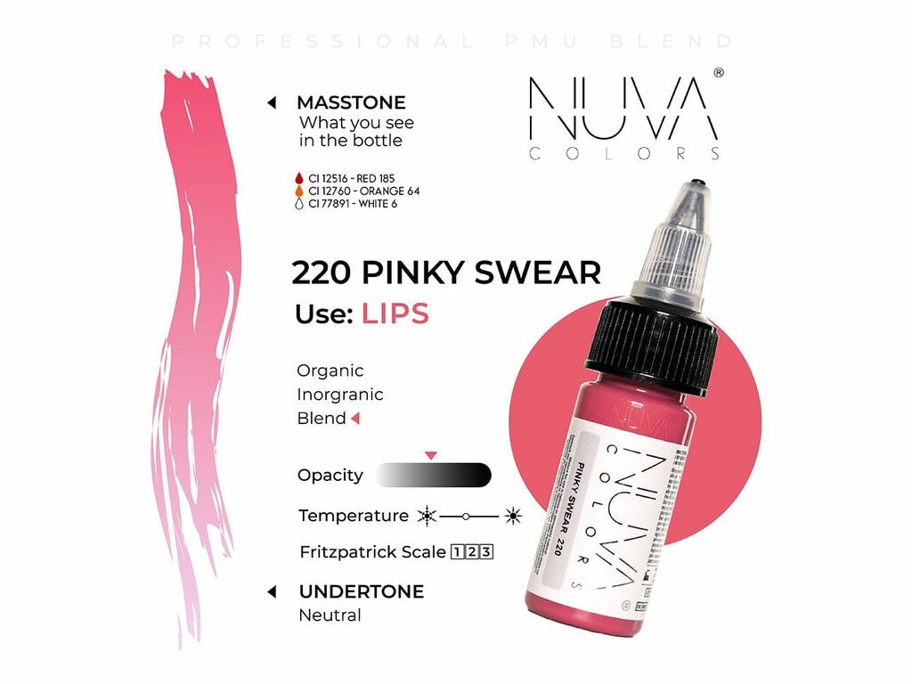 Nuva Colors - Lip - 220 Pinky Swear - 15 ml / 0.5 oz