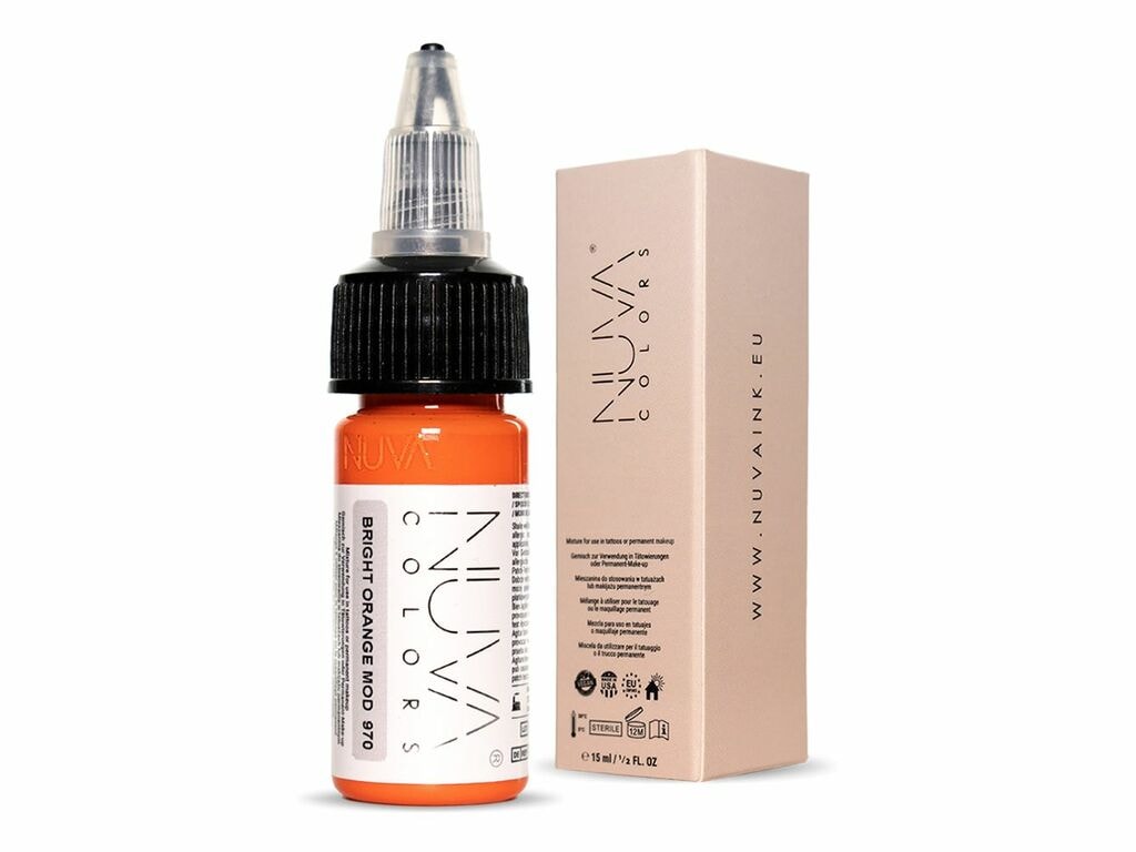 Nuva Colors - Modifier - 970 Bright Orange Mod - 15 ml / 0.5 oz