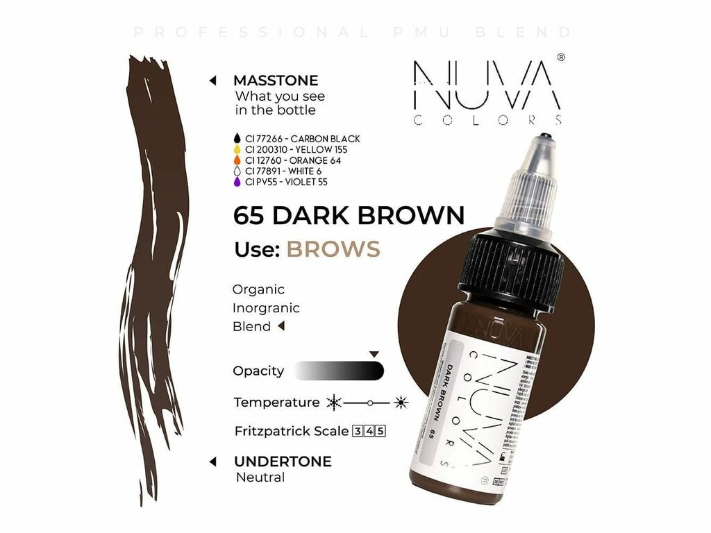 Nuva Colors - Eyebrow Collection Set - 8 x 15 ml / 0,5 oz