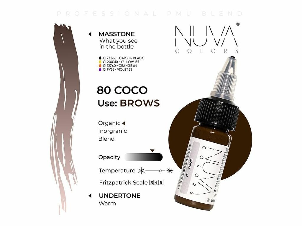 Nuva Colors - Eyebrow Collection Set - 8 x 15 ml / 0,5 oz
