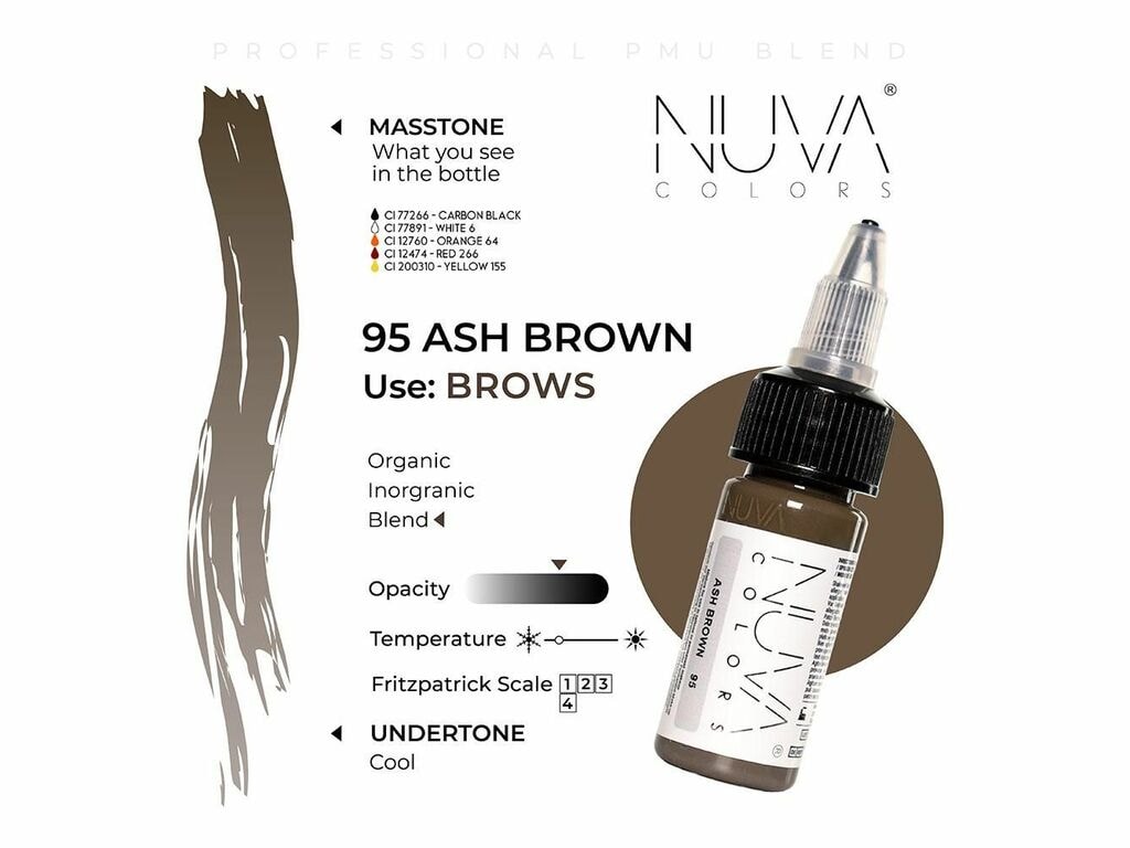 Nuva Colors - Eyebrow Collection Set - 8 x 15 ml / 0,5 oz
