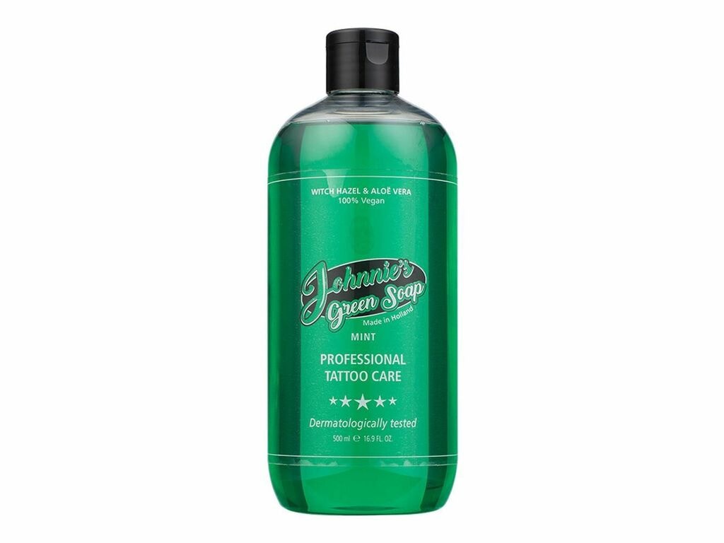 Johnnie's - Grüne Seife - Minze - 500 ml / 16,9 oz