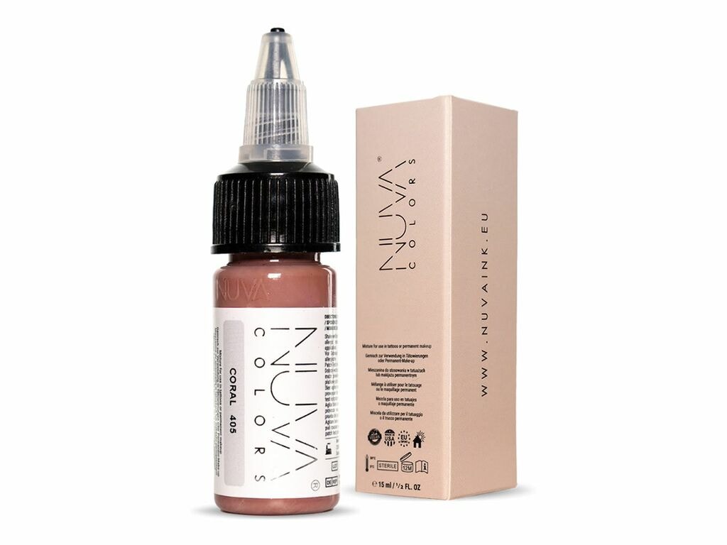 Nuva Colors - Areola - 405 Coral - 15 ml / 0.5 oz