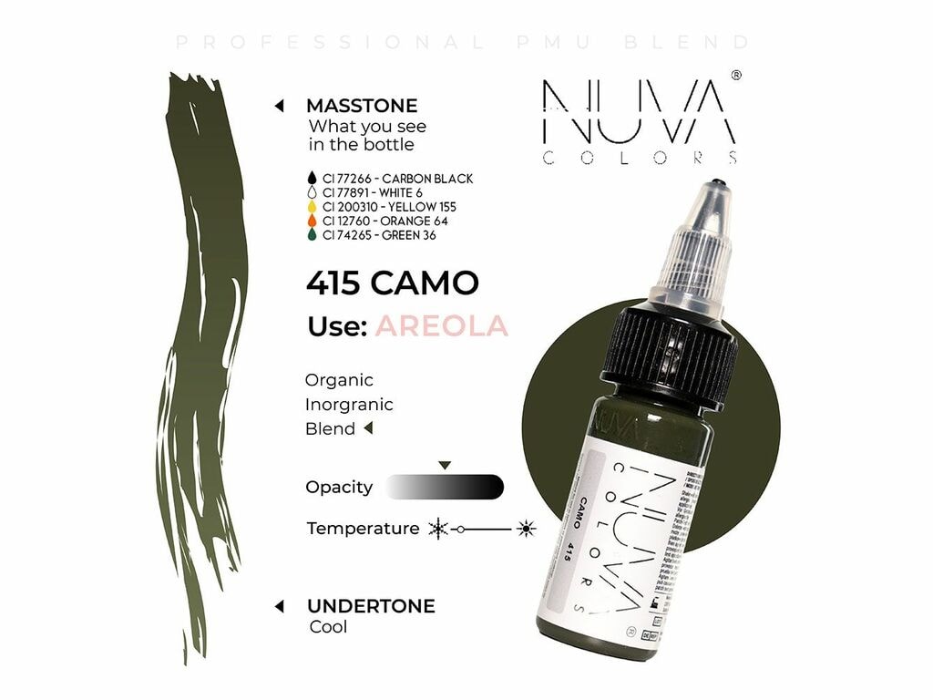 Nuva Colors - Areola - 415 Camo - 15 ml / 0.5 oz