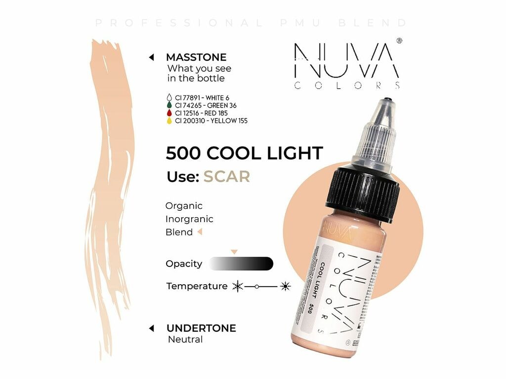 Nuva Colors - Scar - 500 Cool Light - 15 ml / 0.5 oz